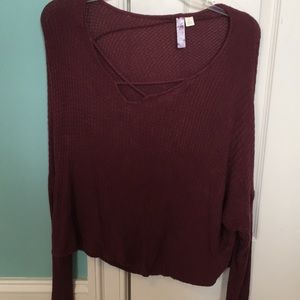 Maroon sweater
